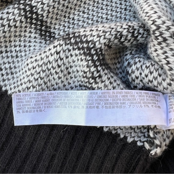 Disney Mouseketeers Mickey Mouse Club Grayscale Cardigan Sweater-Sz XS - Picture 9 of 9